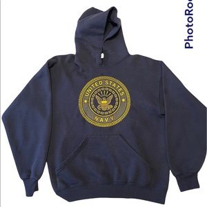 Vintage 90s US navy double sided sweatshirt size medium
